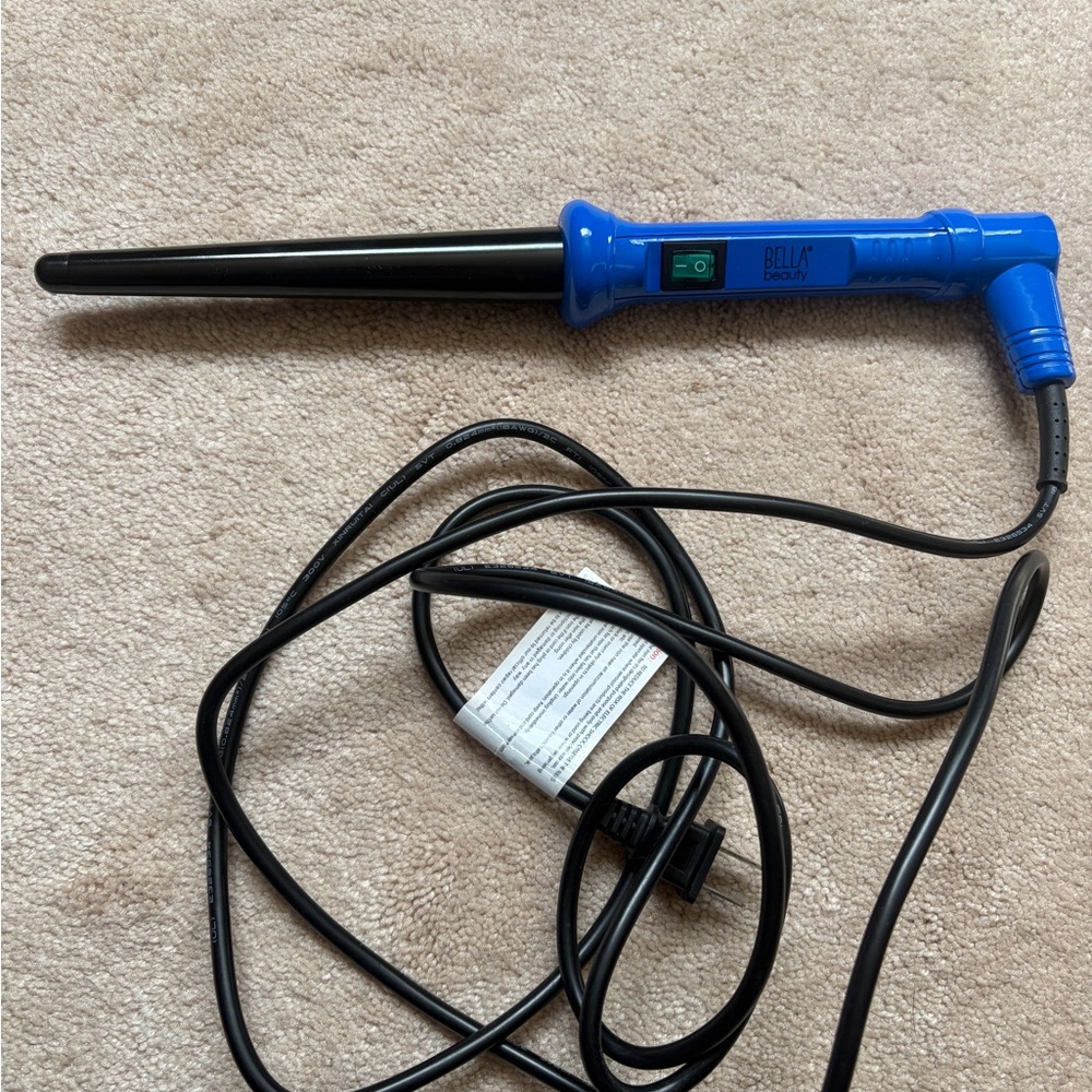 bella beauty conical cone Curling Wand rod spirals hair tool